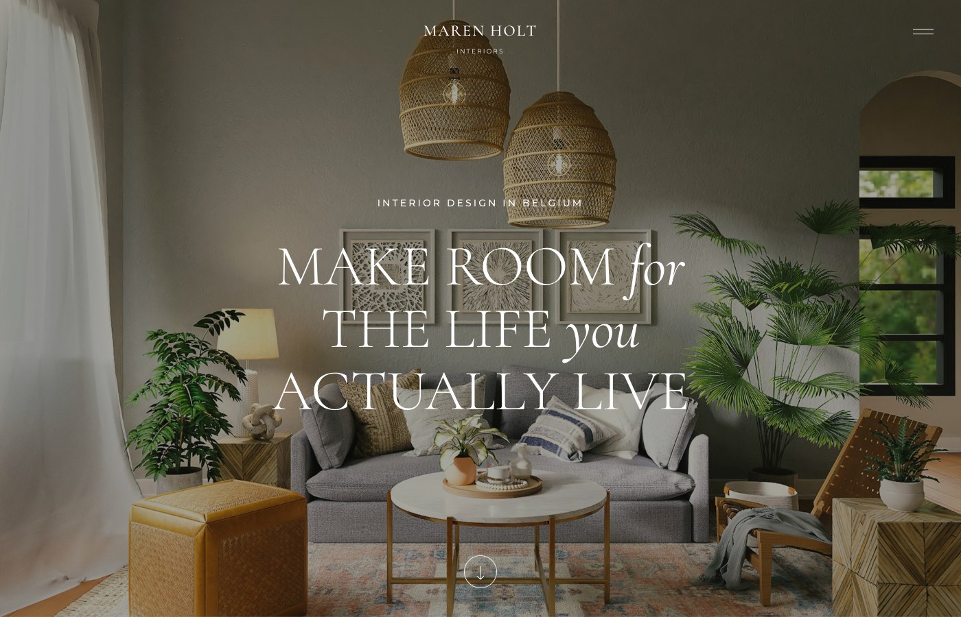Maren Holt Interiors website